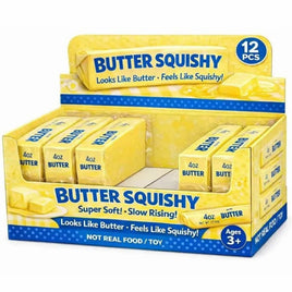 4 OZ Butter Stick Slow Rising Scented Squishy Toy Asst- 12pcs PDQ