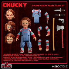 5 Points Chucky Deluxe Figure Set with Accessories