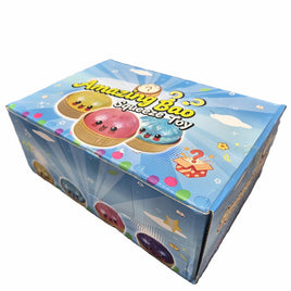 Amazing Bao Glittered Dumpling Squeeze Toys in Plastic Steamer Pot Blind Box Asst