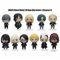 BLACK BUTLER 3D FOAM KEYRING BLIND BAG ASST-24pcs PDQ