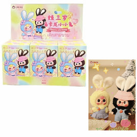 Baby Three -Macaron Rabbit Vinyl Plush Blind Box Asst-6pcs PDQ