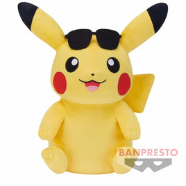 Pokemon Mechamofugutto Pikachu w/ Sunglass Summer Ver. Jumbo Plush-Japan Version
