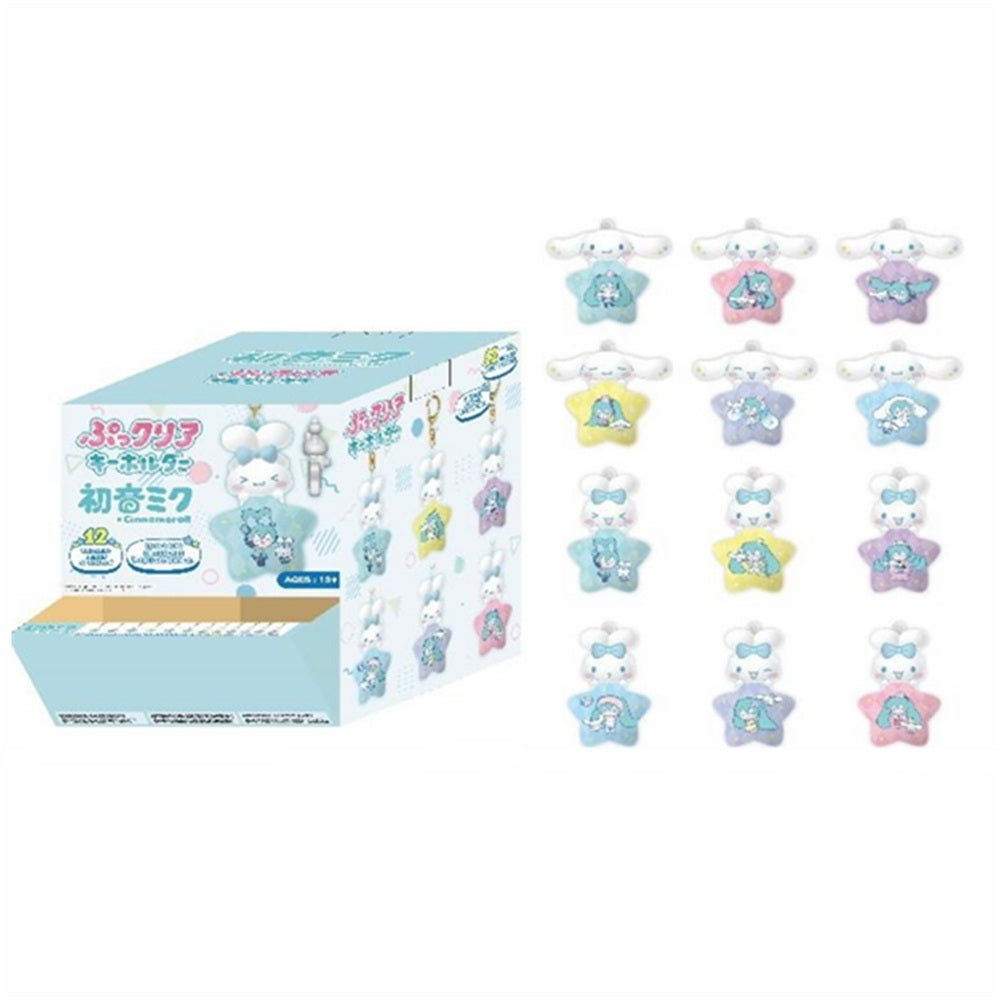 CINNAMONROLL X MIKU CHARM KEYCHAIN BLIND BAG ASST-24pcs PDQ| CASA MANGA