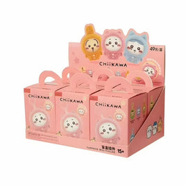 Chiikawa Changeable Face Plush Pendant Blind Box Asst-6pcs PDQ