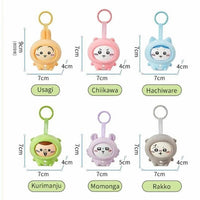 Chiikawa Changeable Face Plush Pendant Blind Box Asst-6pcs PDQ