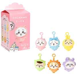 Chiikawa 4 Inch Plush Clip On Blind Assortment-6pcs PDQ