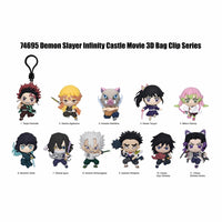 DEMON SLAYER INFINITY CASTLE (MOVIE) 3D FOAM KEYRING BLIND BAG ASST- SERIES 1-24pcs PDQ