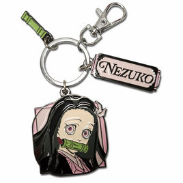 DEMON SLAYER TV3 - NEZUKO KAMADO THREE CHARMS KEYCHAIN
