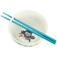 DISNEY LILO & STITCH 20 OZ. CERAMIC RAMEN BOWL WITH CHOPSTICKS