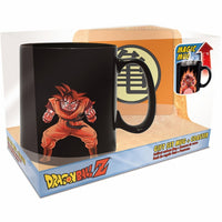 DRAGON BALL Goku Heat Change Mug(460ml) + Coaster Gift Set