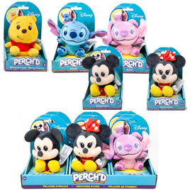 Disney Classics Perch'd Shoulder Plush Asst in Open Platform Box -6pcs PDQ