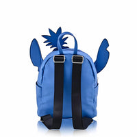 Disney Stitch Pineapple 10 Inch Mini Deluxe PU Leather Backpack with One Front Pocket