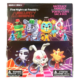 Five Nights at Freddy's Security Breach Ser 2 Backpack Hangers Asst-16pcs PDQ