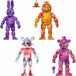 Five Nights at Freddy's Tie Dye 5 Inch Action Figure Asst-Set of 6