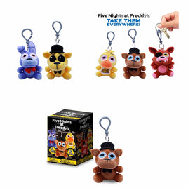 Five Nights at Freddy’s 4 Inch Plush Backpack Hangers Blind Box Asst – Series 2-18pcs PDQ
