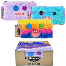 Fuggler Furry Pencil Case with Teeth-3 Assorted-12pcs PDQ