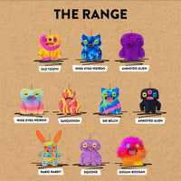 Fuggler Mini Fuggler 5" Plush Keyrings Asst- Series 6-24pcs PDQ