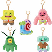 Fuggler x Spongebob 5" Plush Keyrings Asst-24pcs PDQ