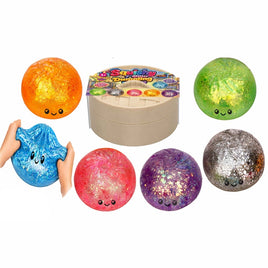 Fun Storm Giant 7" Glitter Dumpling in Jumbo Steamer Asst-Set of 8