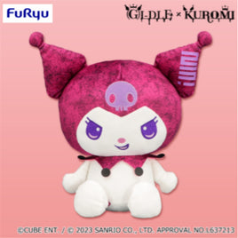 Sanrio Characters  (G)I-DLE x Kuromi BIG Plush-Japan Version