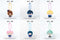 AET - 0053 Alien Stage Anakt AAHS Series Nunu Style Plush Pendant Blind set of 6