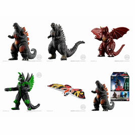 Godzilla Striking Encylopedia -New Challenger- "Godzilla" Bandai Shokugan Mini Figure Asst-Set of 8(Box)