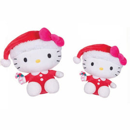 HELLO KITTY - 17.5” XMAS ATTIRE PLUSH SET- 2 ASST-Set of 2