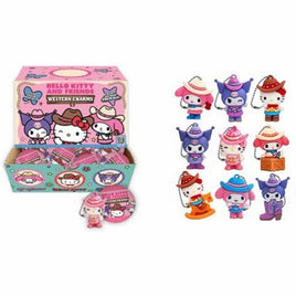 HELLO KITTY AND FRIENDS WESTERN STYLES CHARM IN BLIND CAPSULE ASST-36pcs PDQ