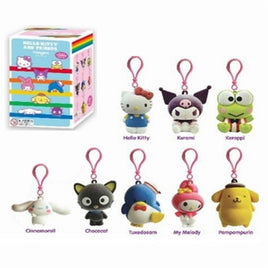 HELLO KITTY & FRIENDS EXCLUSIVE LARGE FLOCKED FIGURE  IN BLIND BOX ASST-9PCS PDQ