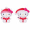 HELLO KITTY - 9 INCH X-MAS ATTIRE - 2 ASST-Set of 2