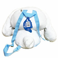 SANRIO CINNAMOROLL with BLUE RIBBON 14" SITTING POSE PLUSH BACKPACK