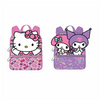 HELLO KITY AND KUROMY 4.5" MICRO BACKPACK W/COIN CLIP CLEAR BOX 24PCS PDQ