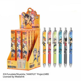 Haikyuu!! Retractable Gel Pens Blind Box Asst-12pcs PDQ