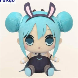 Hatsune Miku Kyurumaru BIG Plush -Black Bunny -Japan Version