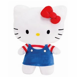 Hello Kitty 17 Inch with Blue Overall Outfit Plush
