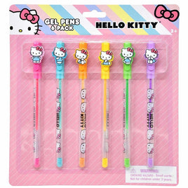 Hello Kitty 6pk Gel Pens on Blister Card