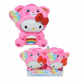 Hello Kitty x Care Bear Pink 9" Plush Solid Pack Asst-4pcs PDQ