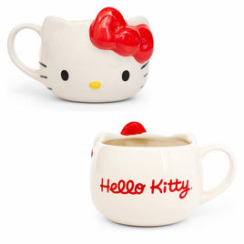 Hello Kitty Face Ceramic 3D Sculpted Mug