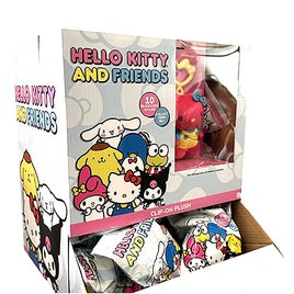 Hello Kitty & Friends Blacklight Plush Clip On Blind Bag Asst-30pcs PDQ