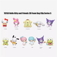 Hello Kitty & Friends -Series 5-3D Foam Keyring Blind Bag Asst-24pcs PDQ