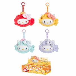 Hello Kitty Lucky Koi Fish Costume Plush Keychain Toy Blind Box Asst-8pcs PDQ