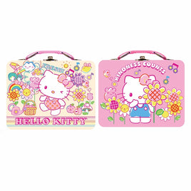 Hello Kitty Spring Theme Large Carry All Tin-Set of 2