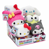 Hello Kitty® and Friends 8 Inch Core Plush Assortment II-6pcs PDQ