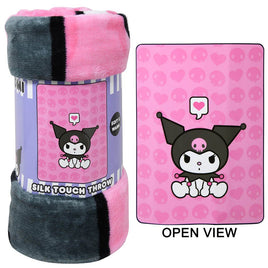 Sanrio Kuromi Silk Touch Throw Blanket