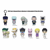 JOJO'S BIZARRE ADVENTURE:Diamond is Unbreakable 3D FOAM KEYRING BLIND BAG ASST - SERIES 3-24pcs PDQ