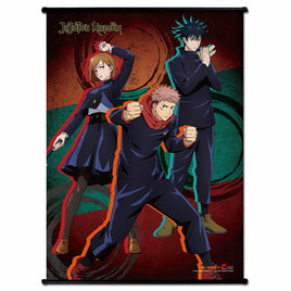 JUJUTSU KAISEN - CHARACTER GROUP 01 WALL SCROLL
