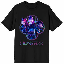 Kpop Demon Hunters Huntrix Capture Color Adult Crew Neck Short Sleeve T-Shirt-S/M/LG-Set of 3