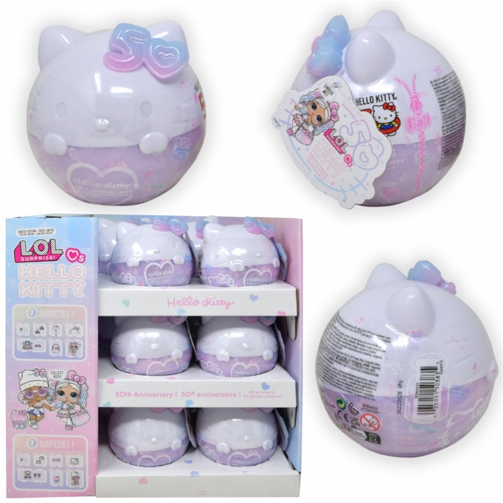 L.O.L. Surprise Loves Hello Kitty Tots Collectible Doll Display