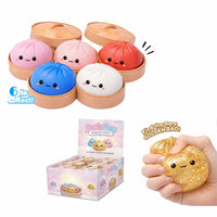 Lucky Bao Mini Mystery Squishy Dumplings in Plastic Steamer Pot Asst-12pcs PDQ