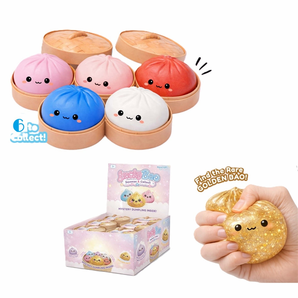 Lucky Bao Mini Mystery Squishy Dumplings in Plastic Steamer Pot Asst-1 ...